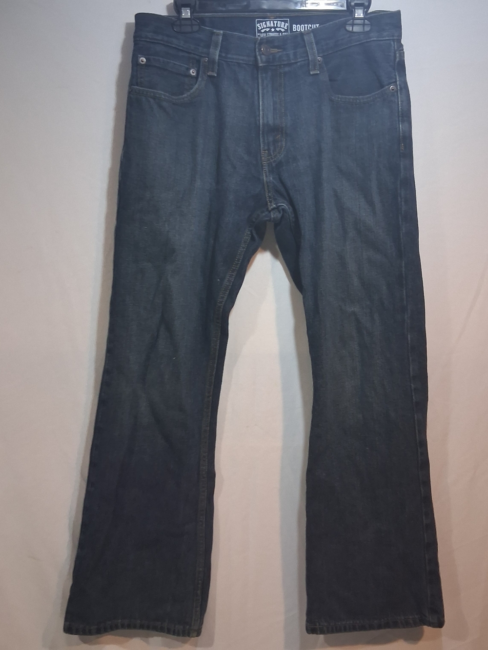 Signature Men’s Bootcut Jeans in Dark Indigo